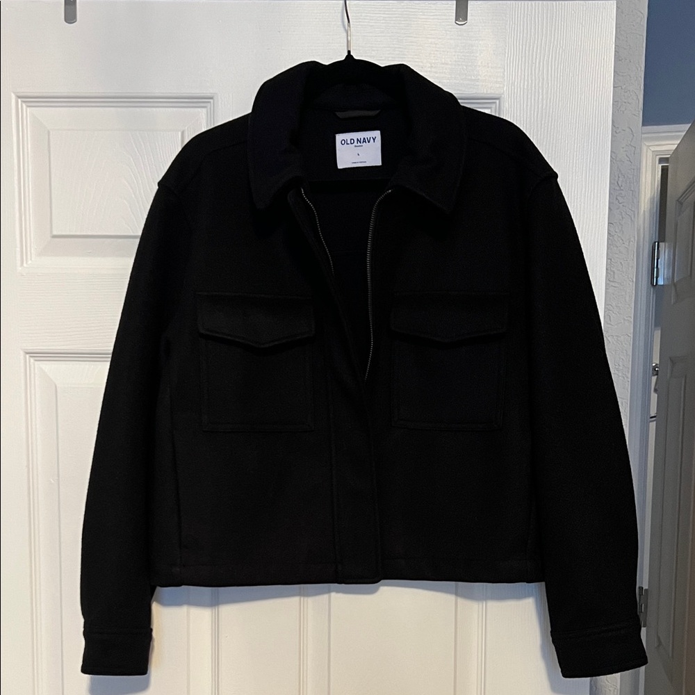 Old Navy Women's Utility Jacket in Black